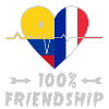 Colombia and France 100% friendship