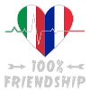 Italia e Francia 100% amicizia