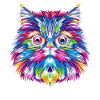 Persian Cat Popart