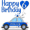 Happy Birthday 6 Police
