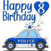 Happy Birthday 8 Police