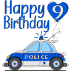 Happy Birthday 9 Police