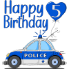 Joyeux anniversaire 5 Police