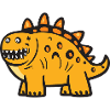 Dinosaur stegosaurus Halloween Funny