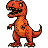 Dinosaure T-Rex Halloween Drôle