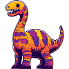 Dinosaur brontosaurus Halloween Funny
