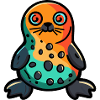 Robbe Tier Halloween Tier