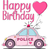 Joyeux anniversaire Police Rose