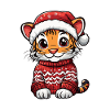 Tiger Christmas Comic