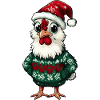 Rooster Christmas Comic