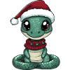 Snake Cobra Christmas Comic