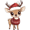 Deer Christmas Comic