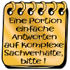 KOMPLEXE SACHVERHALTE