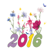Geburtsjahr 2016 Wildblumen