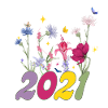 Geburtsjahr 2021 Wildblumen