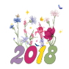 Geburtsjahr 2018 Wildblumen