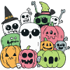 Halloween Party Figures