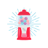 Gumball Machine chewing gum machine