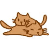 Lazy cats on Monday