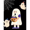 Mengdesigns: Halloween Pumpkin Ghosts