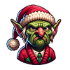 Christmas Gnome Elf Sad