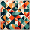 Modern Geometric Abstract Design