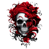 Stylish skull