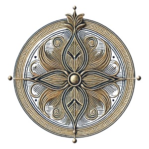 Elegante Blumen Mandala | Komplizierte dekorative Kunst