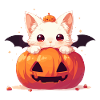 Chat mignon d’Halloween