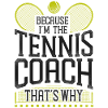 Funny Tennis Player Racket Coach