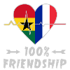 Ghana and France 100% friendship
