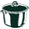 marmite marmite icône silhouette