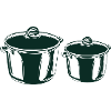 marmite marmite icône silhouette