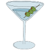 Martini with Olives