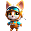 Astronaut Kitten