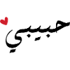 Habibi in Arabic - my love