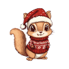 Eichhörnchen Weihnachten Comic