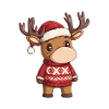 Moose Christmas Comic