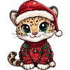 Leopard Christmas Comic