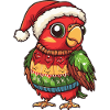 Parrot Christmas Comic