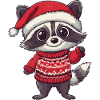 Raccoon Christmas Comic