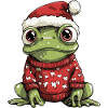 Frog Christmas Comic