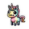 Einhorn Halloween Tier