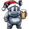 Rhino Christmas Beer