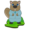 Beaver Groom Suit Wedding