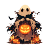 Ghost Ghost Halloween Pumpkin Lantern Gift