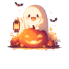 Halloween Ghost Ghost Pumpkin Lantern Gift