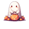 Ghost Ghost Pumpkin Lantern Halloween Gift