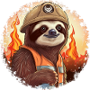 Firefighter Sloth