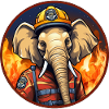 Éléphant de pompier